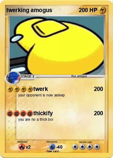 Pokemon twerking amogus