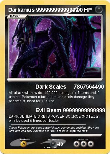Pokemon Darkanius 99999999999999