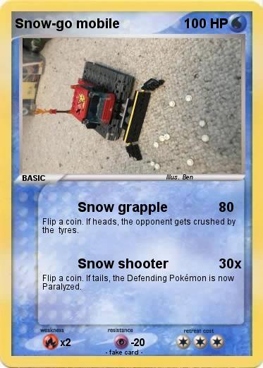 Pokemon Snow-go mobile