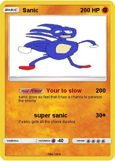 Pokemon Sanic