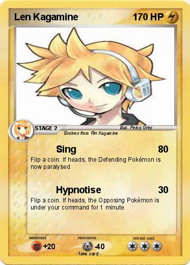 Pokemon Len Kagamine