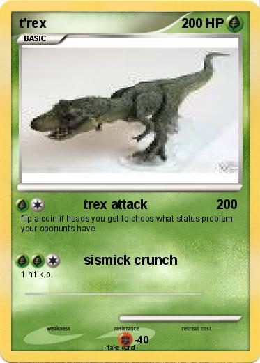 Pokemon t'rex
