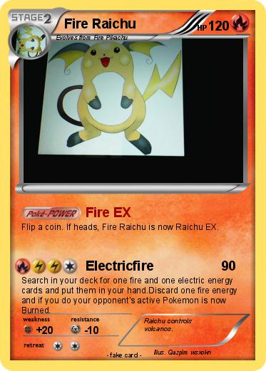 Pokemon Fire Raichu