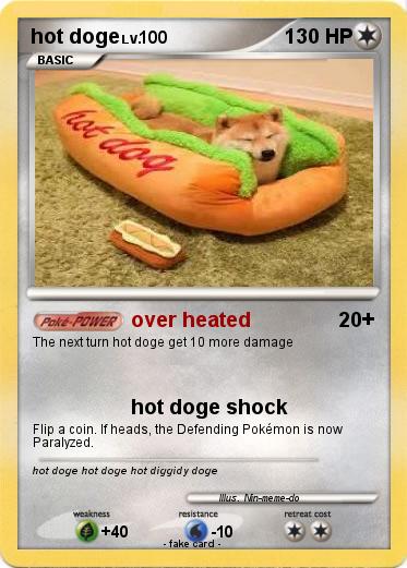 Pokemon hot doge