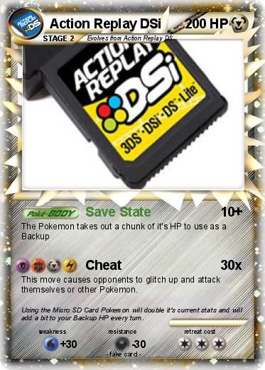 Pokemon Action Replay DSi