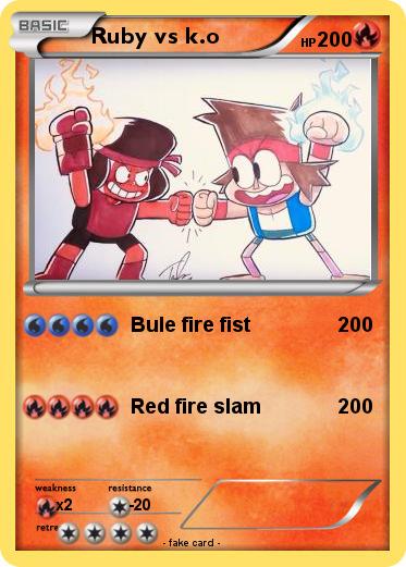 Pokemon Ruby vs k.o