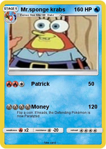 Pokemon Mr.sponge krabs
