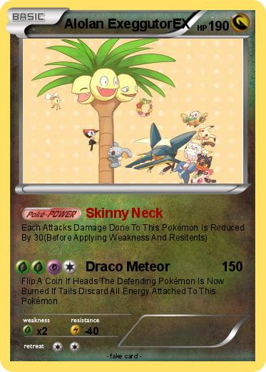 Pokemon Alolan ExeggutorEX