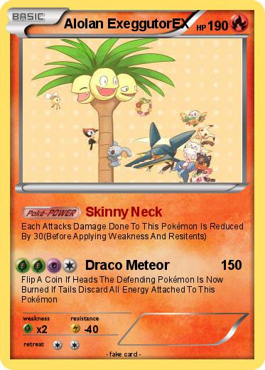 Pokemon Alolan ExeggutorEX