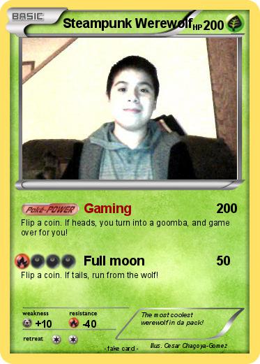 Pokemon Steampunk Werewolf