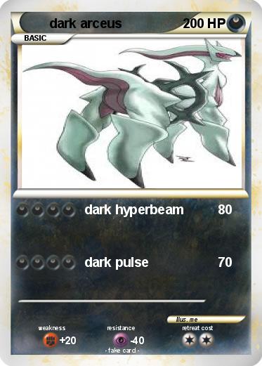 Pokemon dark arceus Pokemon dark arceus