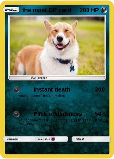Pokemon the most OP card