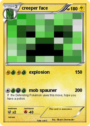 Pokemon creeper face