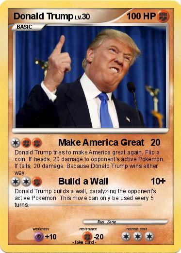 Pokemon Donald Trump