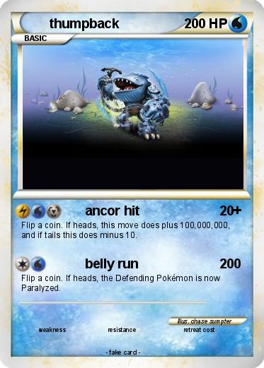 Pokemon thumpback