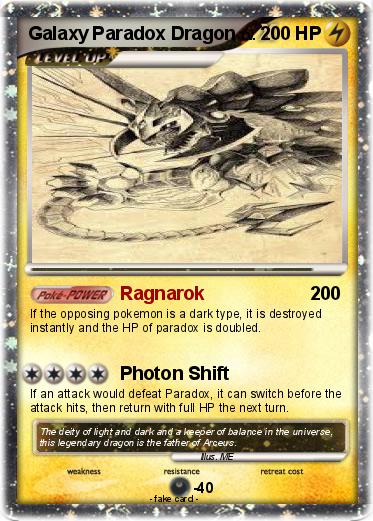 Pokemon Galaxy Paradox Dragon