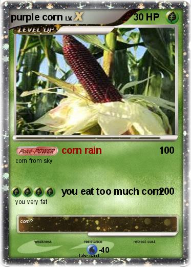 Pokemon purple corn