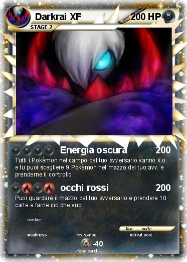 Pokemon Darkrai XF