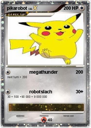 Pokemon pikarobot