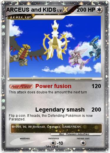 Pokemon ARCEUS and KIDS