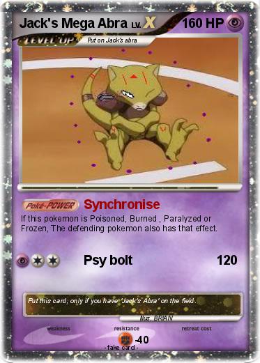 Pokemon Jack's Mega Abra