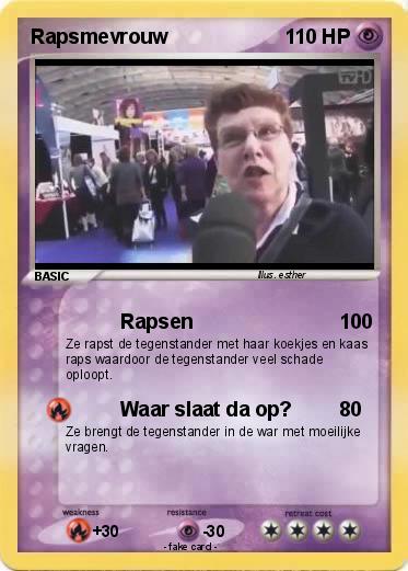 Pokemon Rapsmevrouw