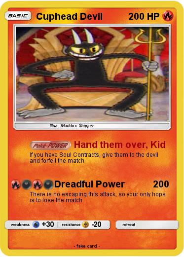 Pokemon Cuphead Devil