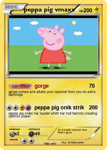 Pokemon peppa pig vmaxx