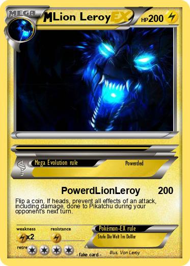 Pokemon Lion Leroy