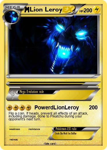 Pokemon Lion Leroy