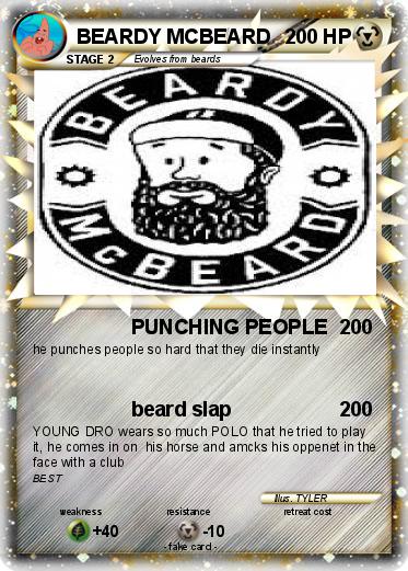 Pokemon BEARDY MCBEARD