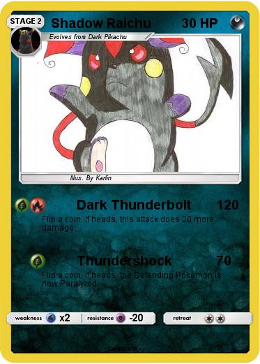 Pokemon Shadow Raichu