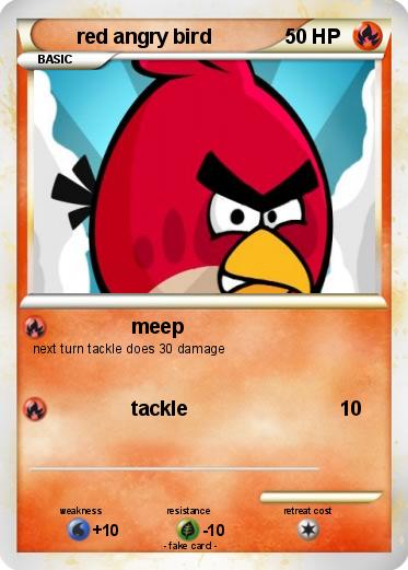 Pokemon red angry bird