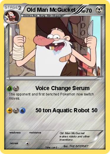 Pokemon Old Man McGucket