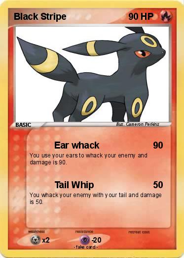 Pokemon Black Stripe