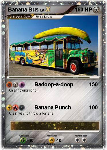 Pokemon Banana Bus