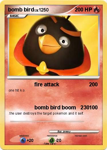 Pokemon bomb bird
