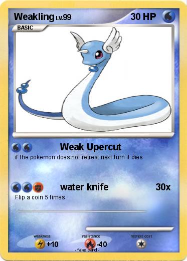 Pokemon Weakling