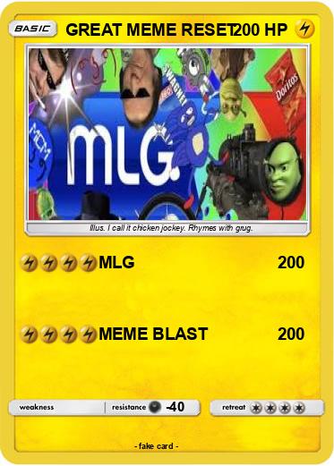 Pokemon GREAT MEME RESET