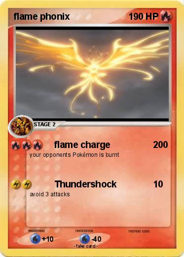 Pokemon flame phonix