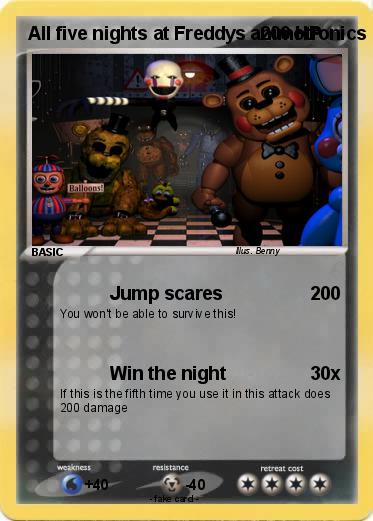 Pokemon All five nights at Freddys animotronics