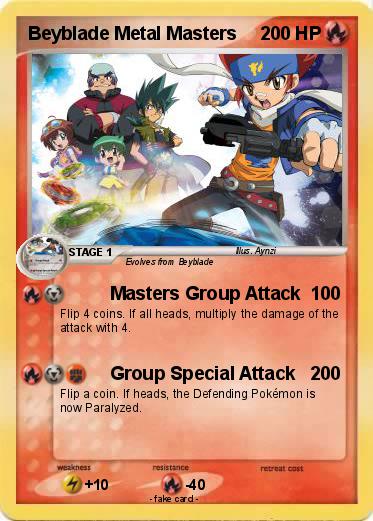 Pokemon Beyblade Metal Masters