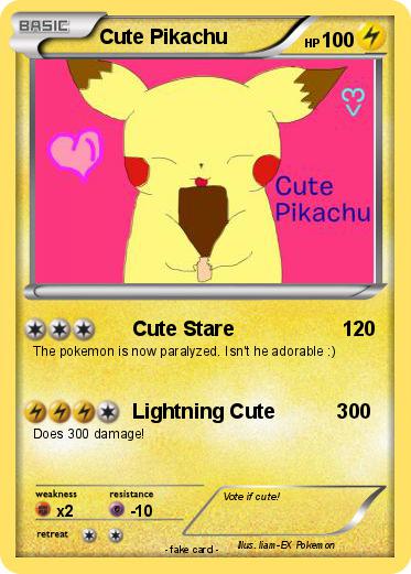 Pokemon Cute Pikachu