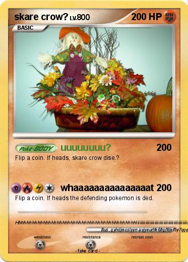 Pokemon skare crow?