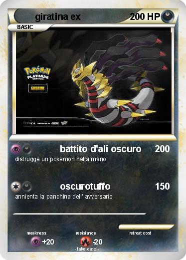 Pokemon giratina ex
