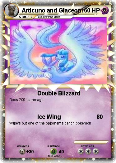Pokemon Articuno and Glaceon