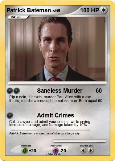Pokemon Patrick Bateman