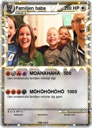Pokemon Familjen baba