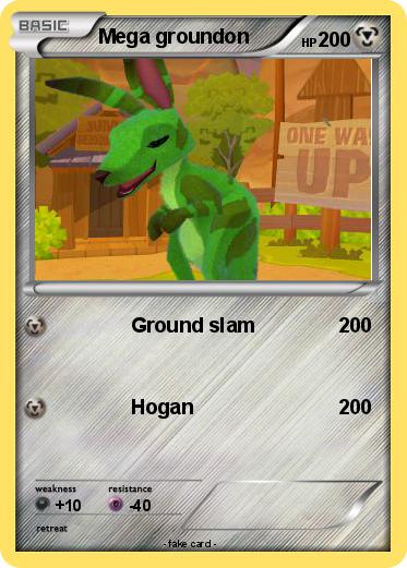 Pokemon Mega groundon