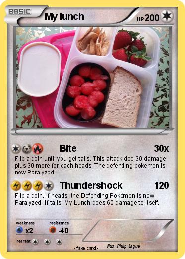 Pokemon My lunch